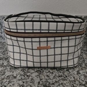 Checkered Cosmetic Bag